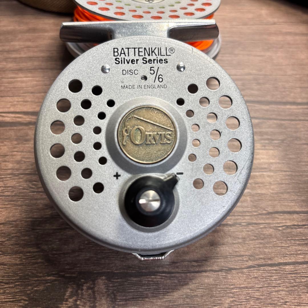 BATTENKILL Silver Series DISC 5/6 フライリール Orvis Battenkill Disc 5/6 Fly Reel – Geartrade.com