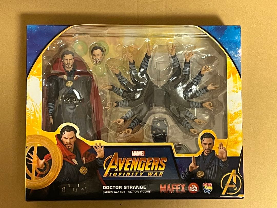 開封品　MAFEX ドクターストレンジ アベンジャーズ インフィニティ・ウォー 至高の魔術師がMAFEXに降臨！「ドクター・ストレンジ」が