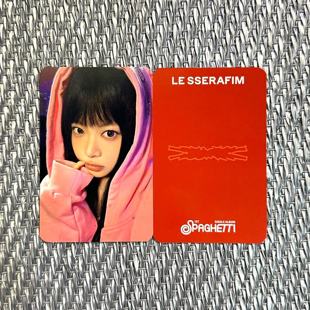 LE SSERAFIM Spaghetti ウンチェ オリヤン トレカ - メルカリ