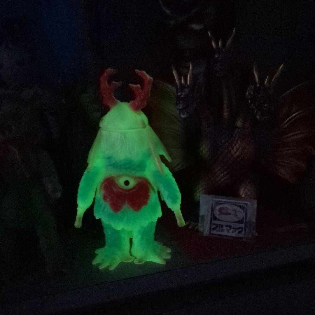 ビッグアイ蓄光　ミラーマン　ブルマァク　ヘッダーあり