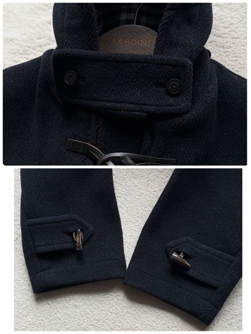 極美品】バーバリーズ ダッフルコート ヘリンボーン 裏地チ