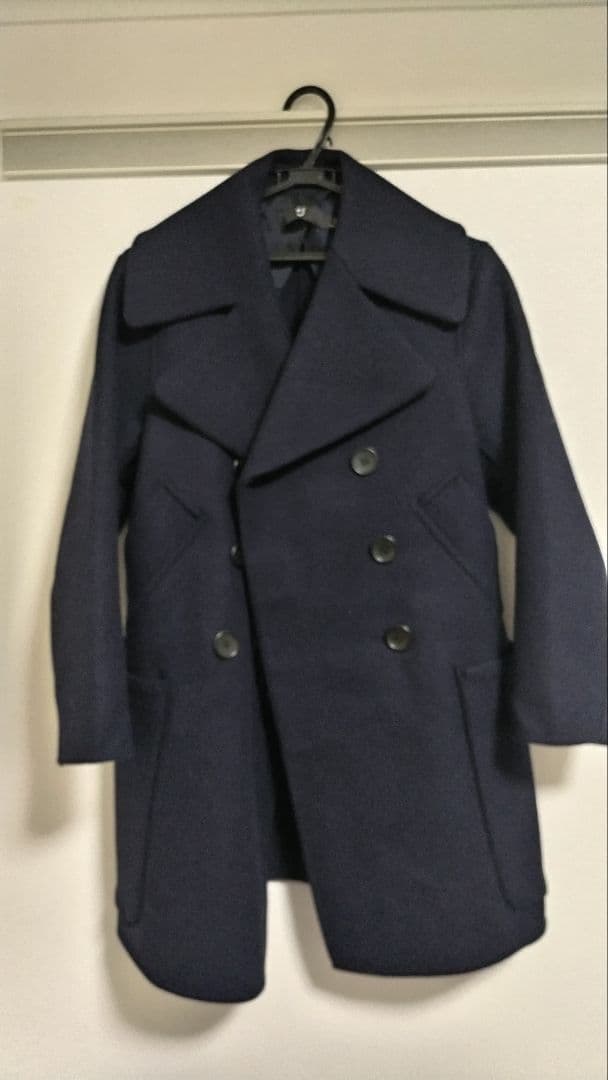 ユニクロ +J Pコート サイズS ダークネイビー - メルカリ