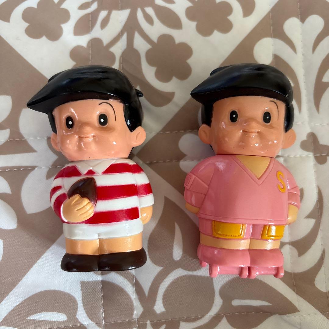 信用金庫 信金 昭和レトロ信ちゃん ソフビ人形 貯金箱 店頭用 ソフビ