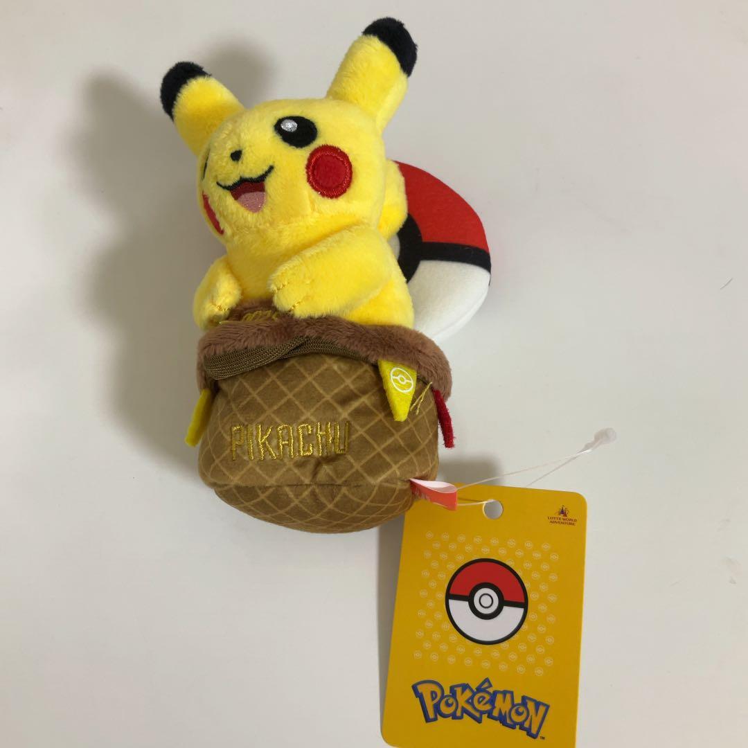 韓国 ロッテワールド ポケモン アドベンチャー ピカチュウ ぬいぐるみ