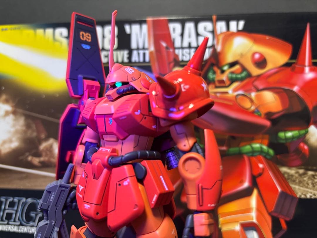 RMS-108 マラサイ hg 1/144 武器パーツ付き　塗装済み　完成品 HG 1/144 RMS-108 マラサイ | 機動戦士Zガンダム プラモデル