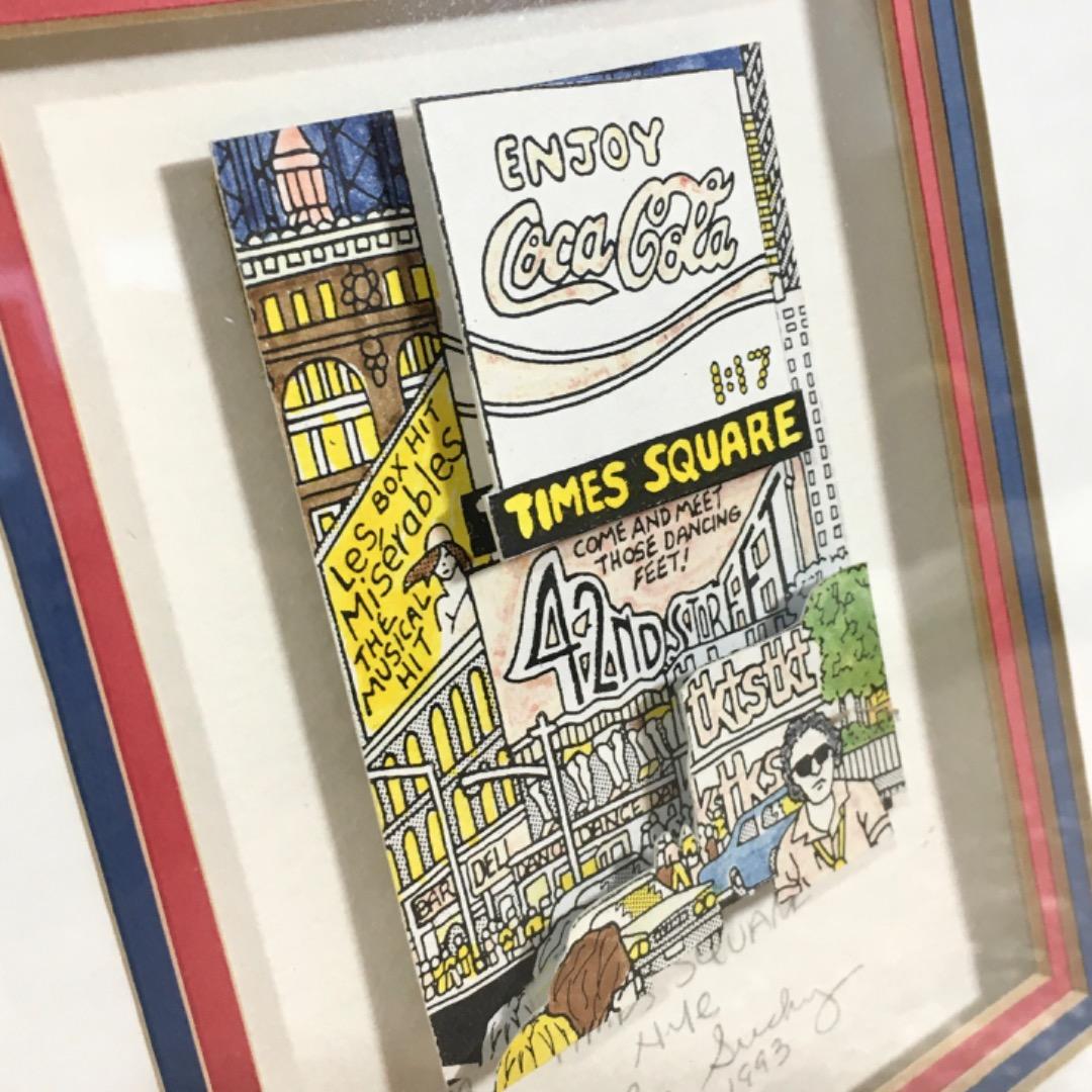 ○John Suchy ジョン サッチー タイムズスクエア 1993 3Dアート