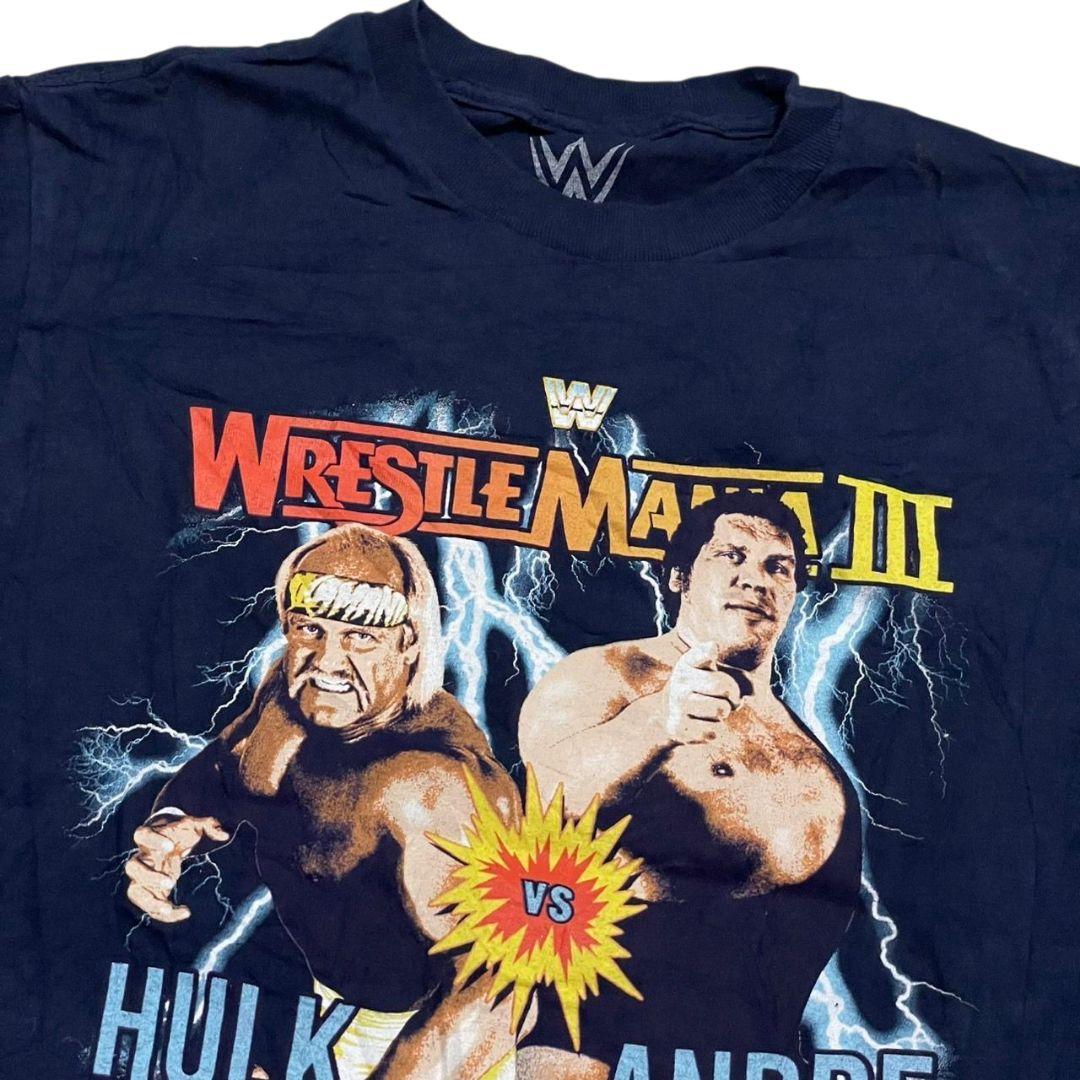 ニ*ク様 【WWE Tシャツ ハルクホーガン アンドレザジャイアント