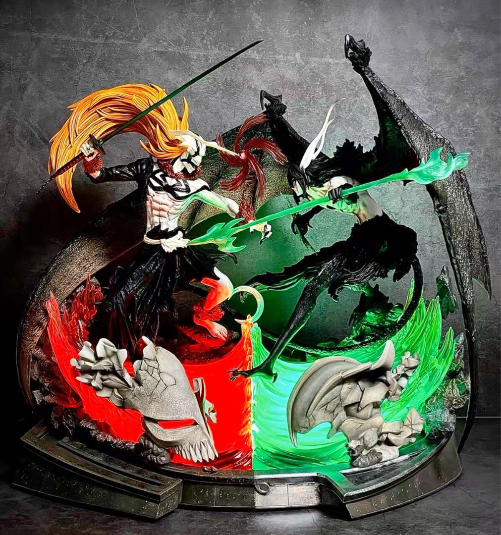 BLEACH 黒崎一護VSウルキオラ ガレージキット ガレキ スタチュー①