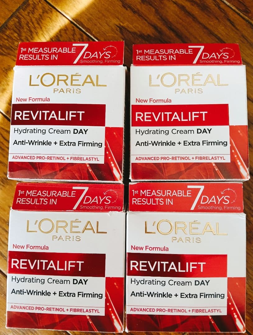 フェイスクリーム L'OREAL REVITALIFT Hydrating Cream DAY Revitalift-Anti-Wrinkle-Plus-Firming-Day-Moisturizer-Fragrance