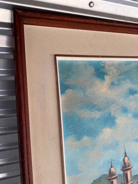 ◇油絵 Eloy Arcas 直筆◇A-3447