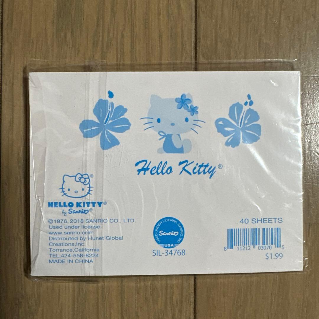 ⭐︎新品 未開封⭐︎ ハワイ限定 日焼けキティ メモ帳 サンリオ レア