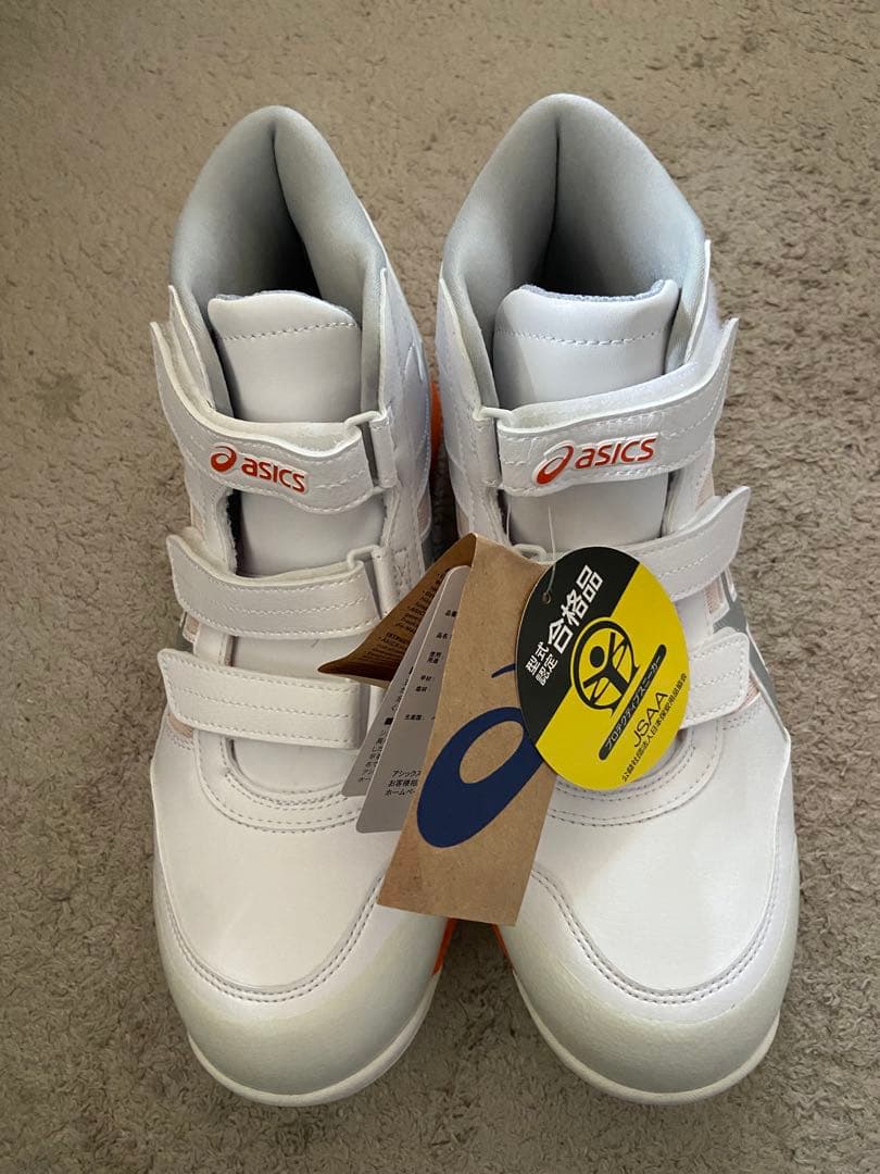 ASICS ハイカット安全靴 ホワイト/オレンジ 楽天市場】【3/1限定！ポイント3倍＋最大400円OFF】アシックス 安全靴