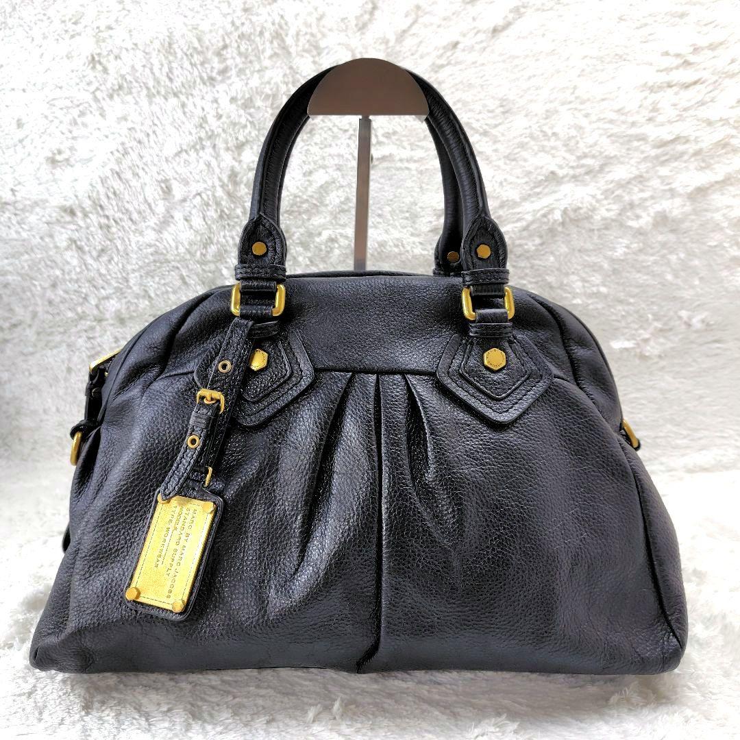 美品☆MARC BY MARC JACOBS Y2K ハンドバッグ シボ革 黒 - メルカリ
