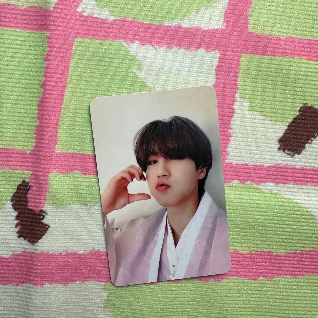 StrayKids MAXIDENT 4週目 サノク ハン トレカ StrayKids MAXIDENT 4回 韓服 サノク スンミン トレカ StrayKids