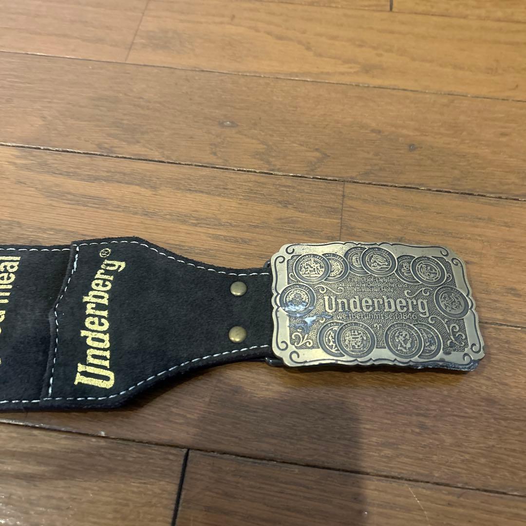 Underberg レザー ボトルホルダー レザー 革 ドリンクホルダー ボトルホルダー カップホルダー スタンド