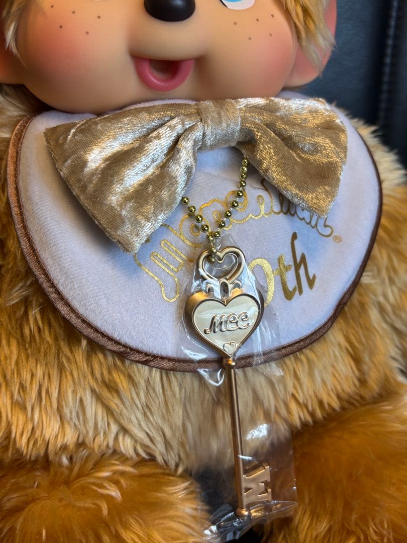 モンチッチ/ゴールド/限定/40周年/タグ付/ぬいぐるみ/L/セキグチ/未