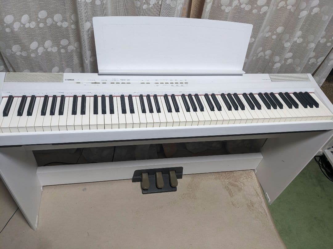 Yamaha デジタルピアノ 88鍵 ホワイト（ジャンク品） - メルカリ