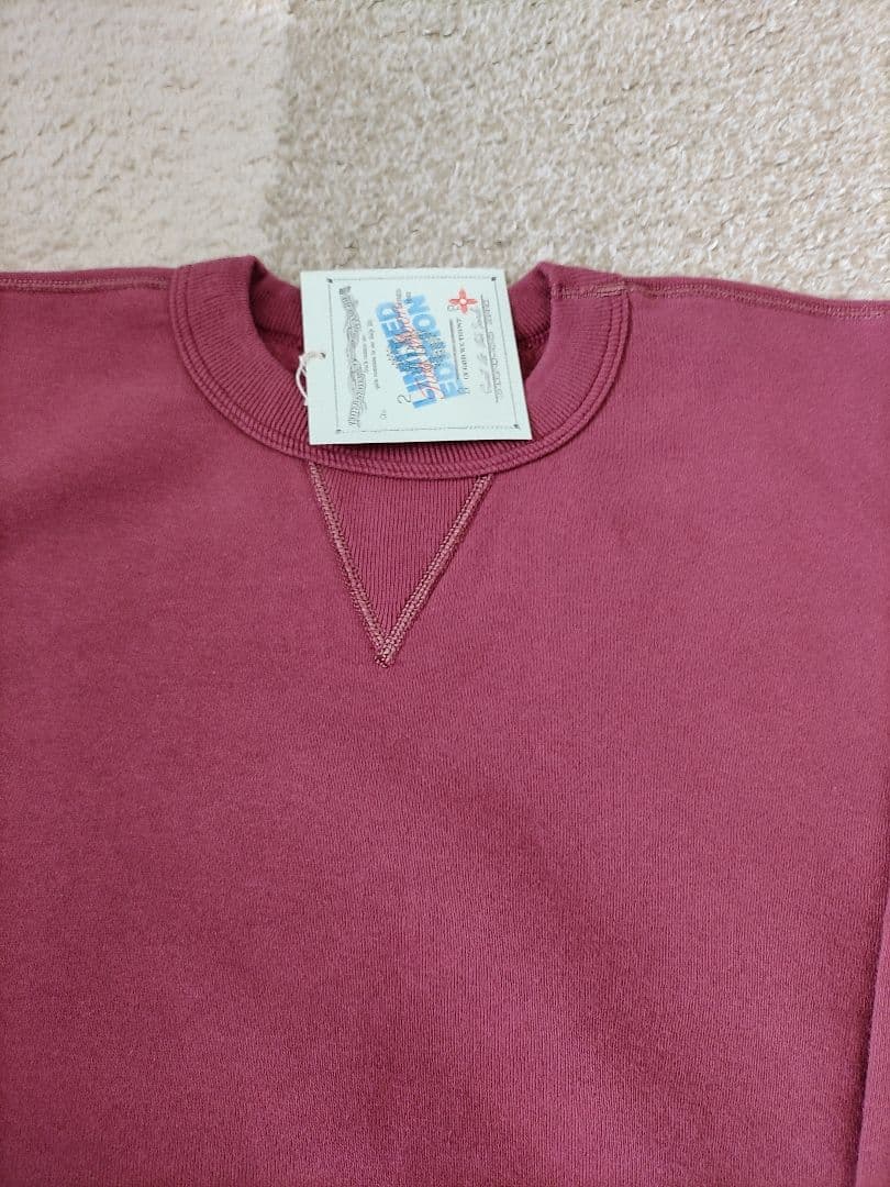 42/44 トゥームーン スウエット 両v あずき 新品 タグつき - メルカリ