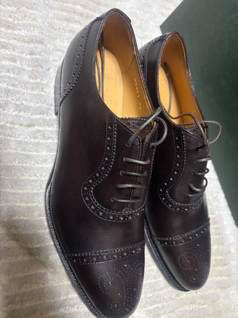 新品　ユニオンインペリアル　メダリオン　ビジネスシューズ　7.5EE