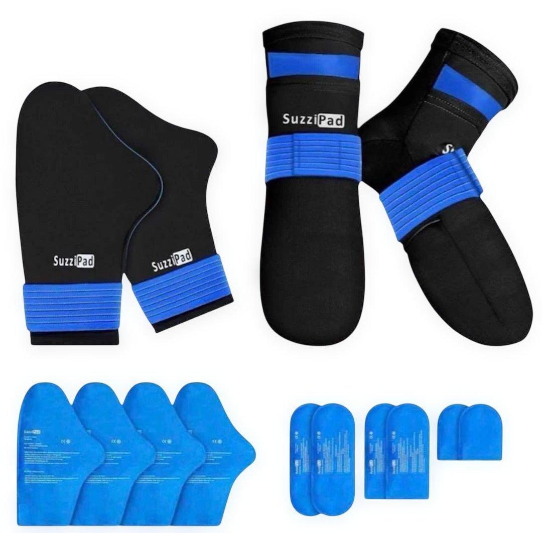 新品未使用　手足冷却セット　フローズングローブ　フローズンソックス　抗がん剤　黒 抗がん剤治療 手足冷却セット フローズングローブ フローズンソックス