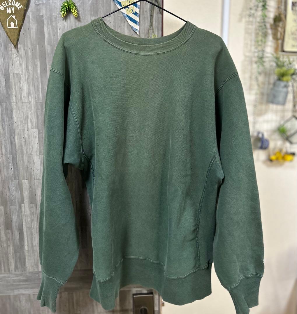 90’s刺繍タグ目なしチャンピオン Championリバースウィーブ サイズL 90s Champion Reverse Weave Sweatshirt 黒 L チャンピオン リバース