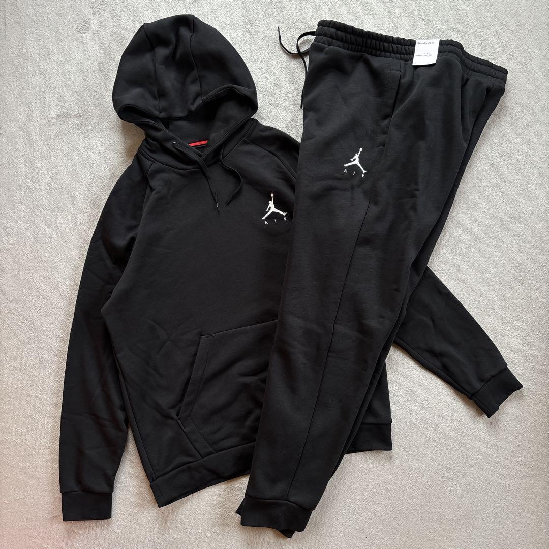 新品 ナイキ NIKE ジョーダン セットアップ 上下セット ブラック S