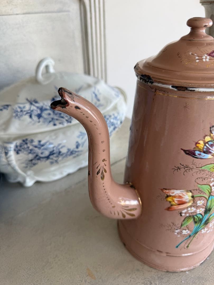 アンティーク ホーローポット アンティーク ホーローポット ご予約販売