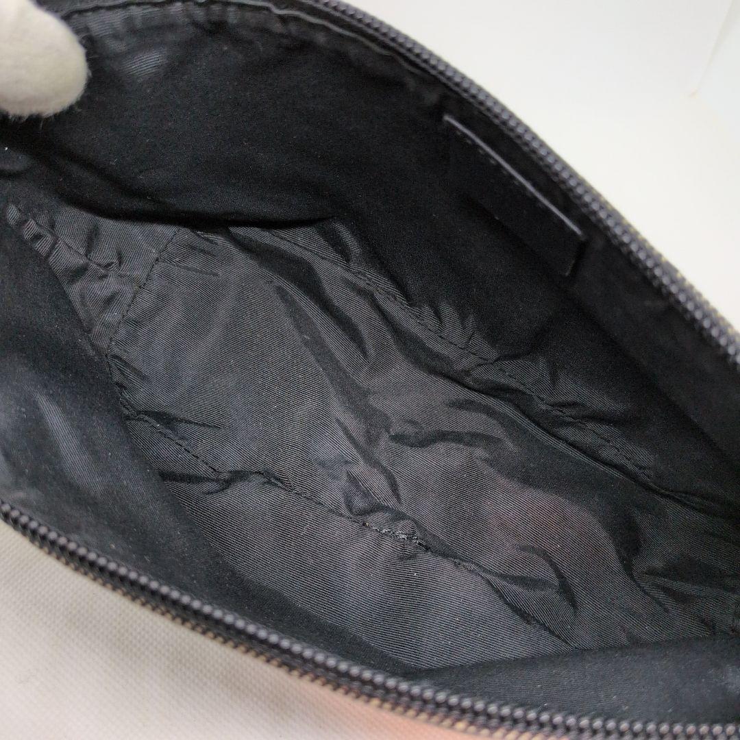 美品】グッチ アクセサリーポーチ GGキャンバス デニム調 07198 グレー