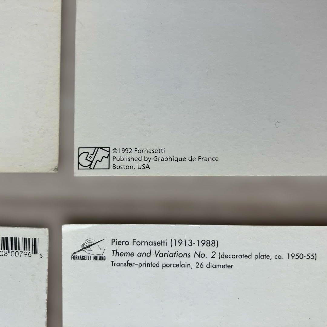 匿名配送希少90's】Piero Fornasetti アート ハガキ 美術館 - メルカリ