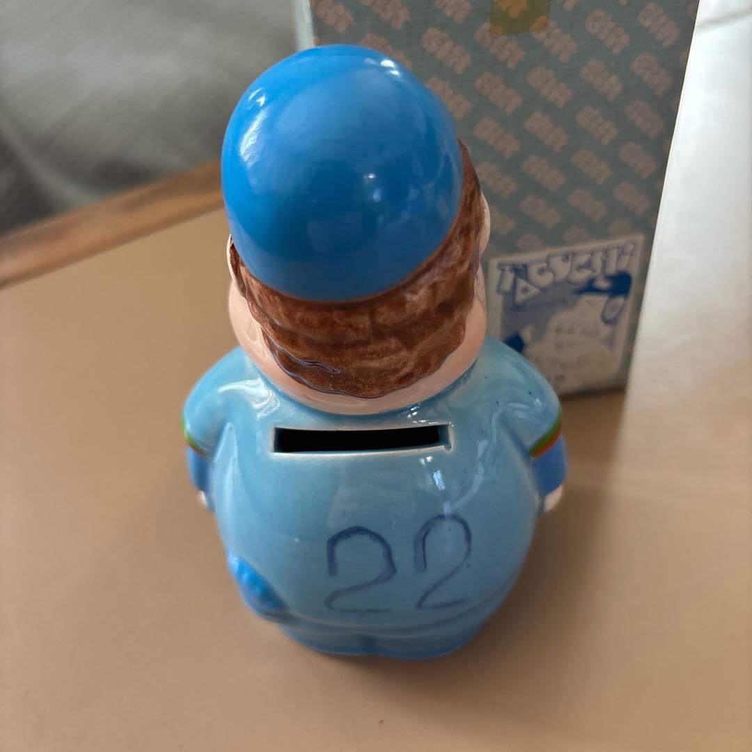 新品】西武ライオンズがんばれタブチくん 昭和レトロタブチくん 陶器