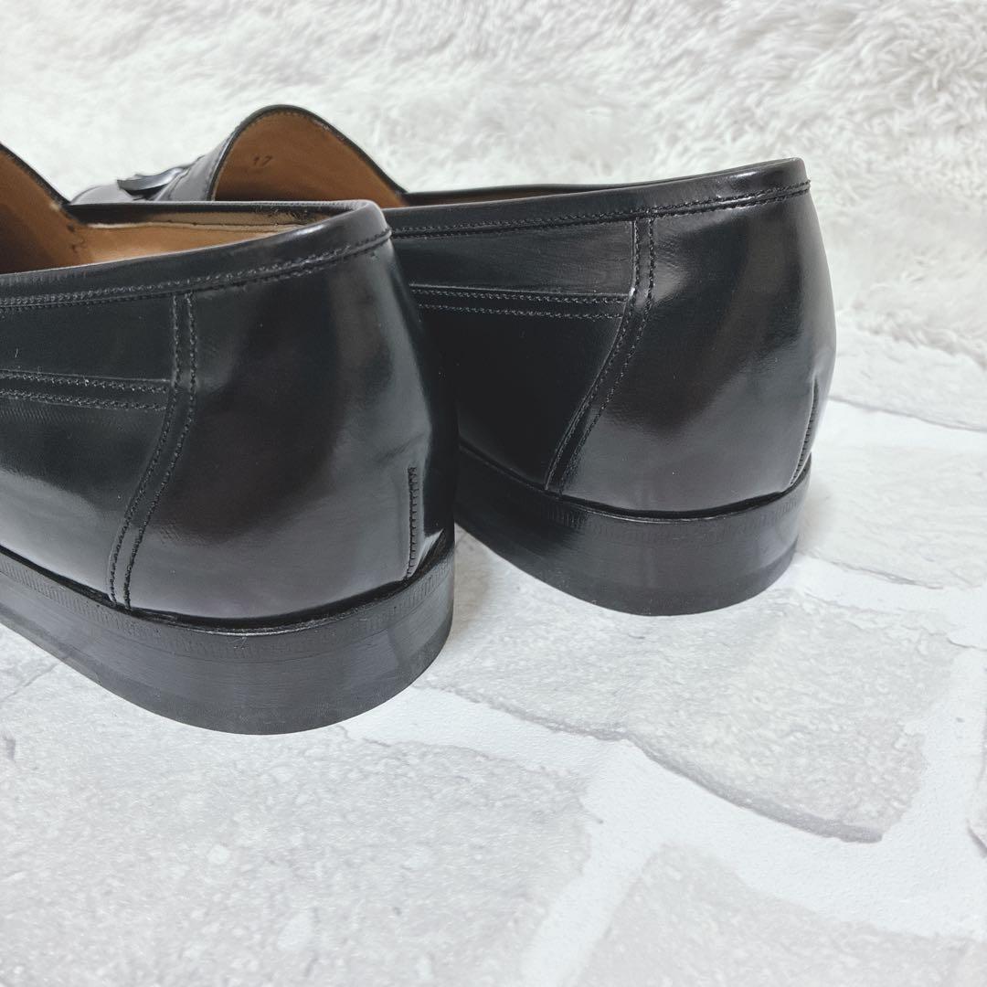 BALLY バリー タッセルローファー 黒 25.5cm EEE 美品