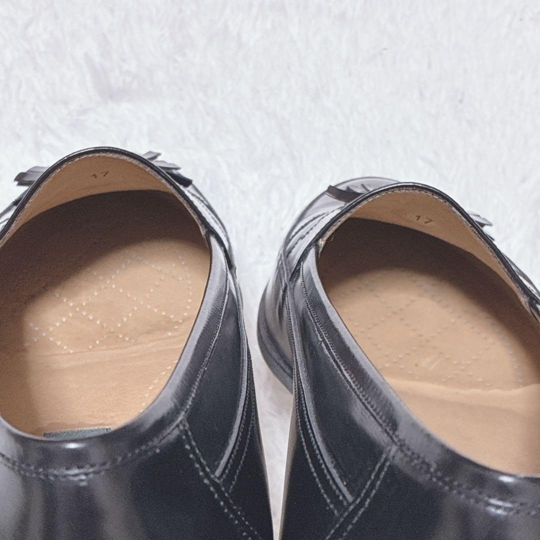 BALLY バリー タッセルローファー 黒 25.5cm EEE 美品