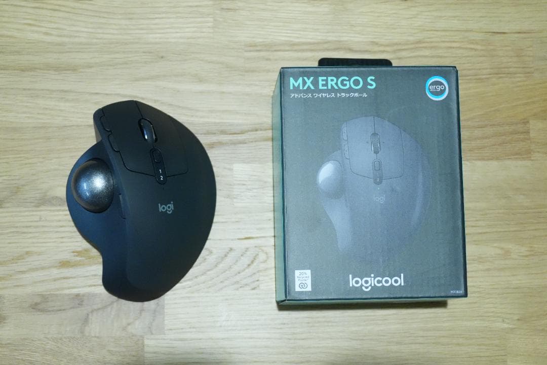 【極美品】logicool MX ERGO S トラックボールマウス MX Ergo S - ワイヤレス トラックボールマウス |ロジクール