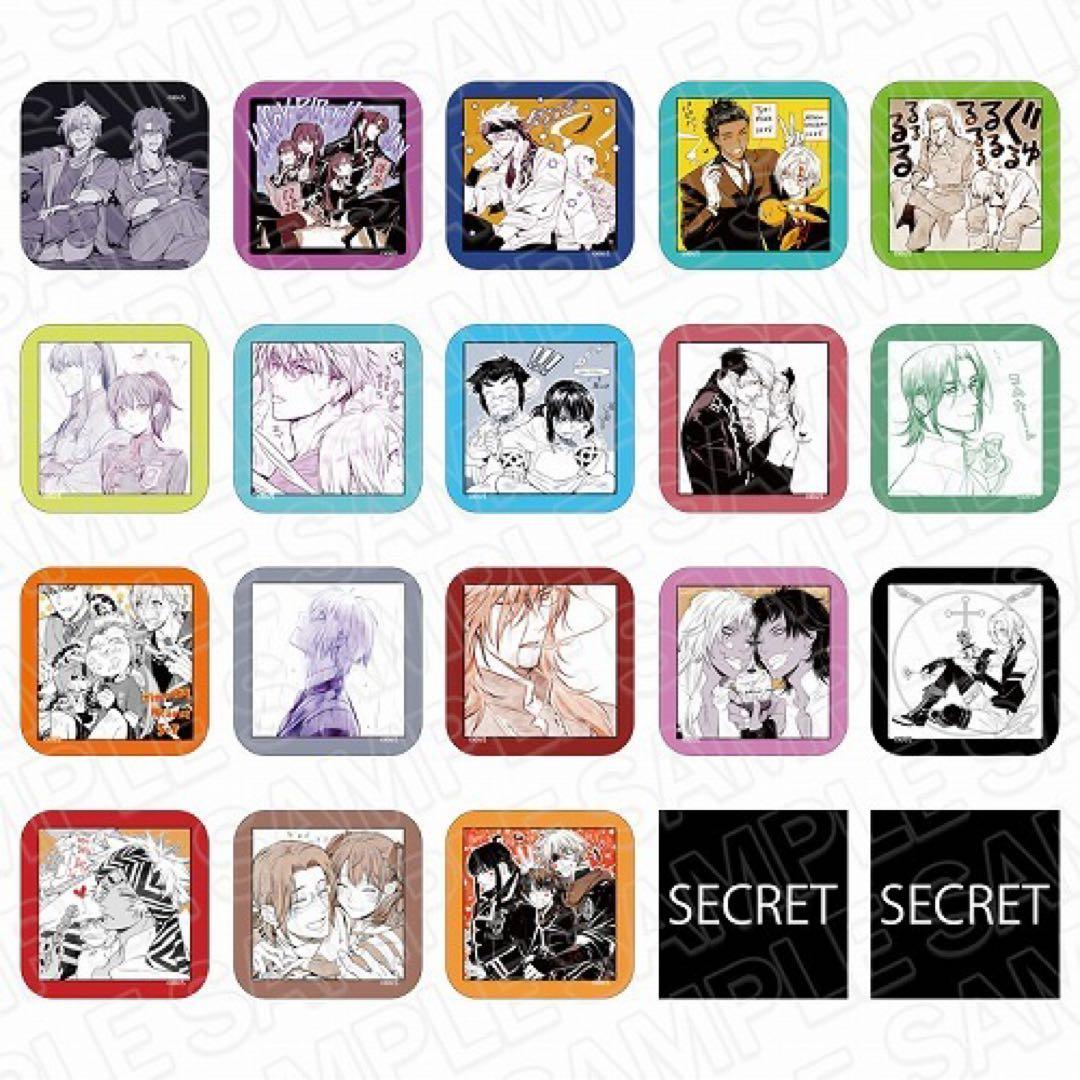 D.Gray-man ましかくカンバッジ vol.1 20個入り1BOX コンプ D.Gray-man』ましかくカンバッジ(ブラインド) vol.1 セット – Anime