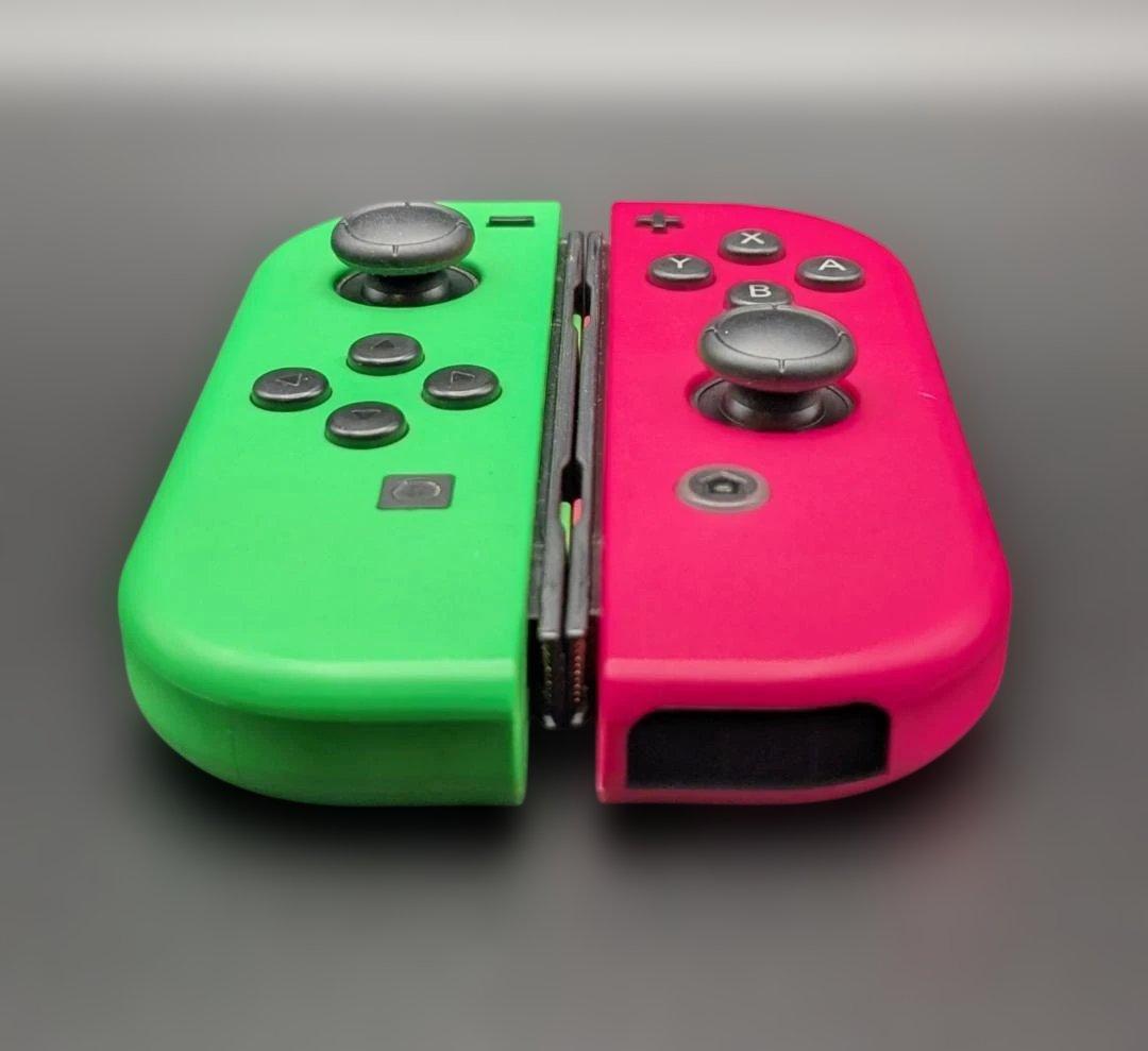 Nintendo Switch ジョイコン LR ネオングリーン/ピンク 動作品 - メルカリ
