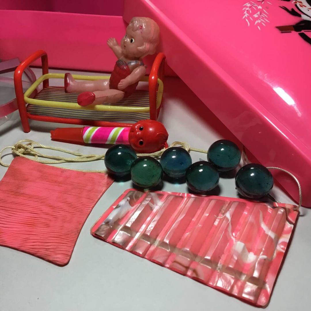 ヴィンテージ◇駄菓子屋セット②◇セルロイド人形 アンティーク 昭和レトロ