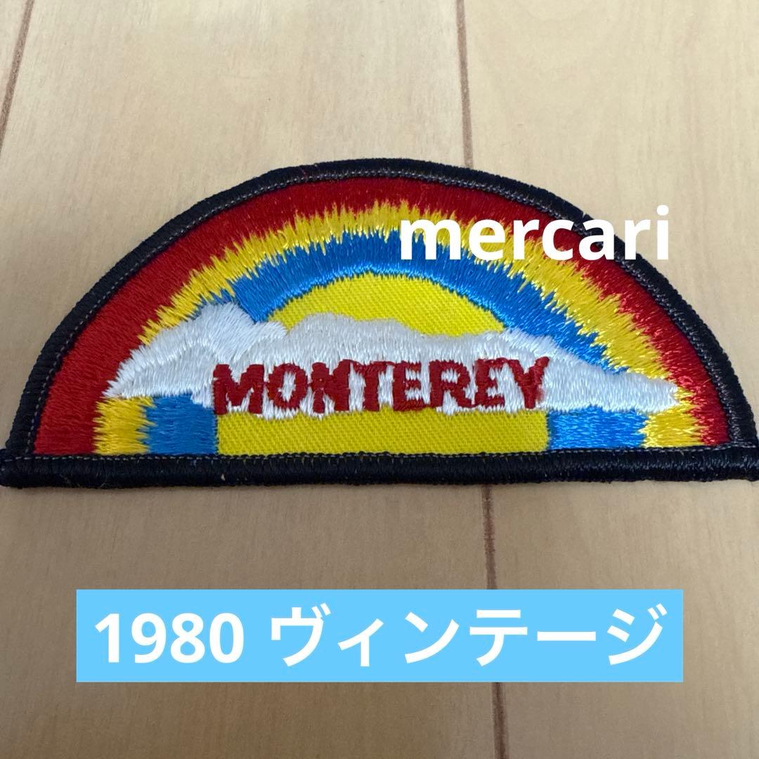 ヴィンテージ MONTEREY 刺繍ワッペン アメリカ - メルカリ