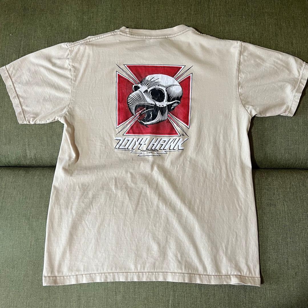POWELL TONY HAWK Tシャツ Mサイズ トニーホーク - メルカリ