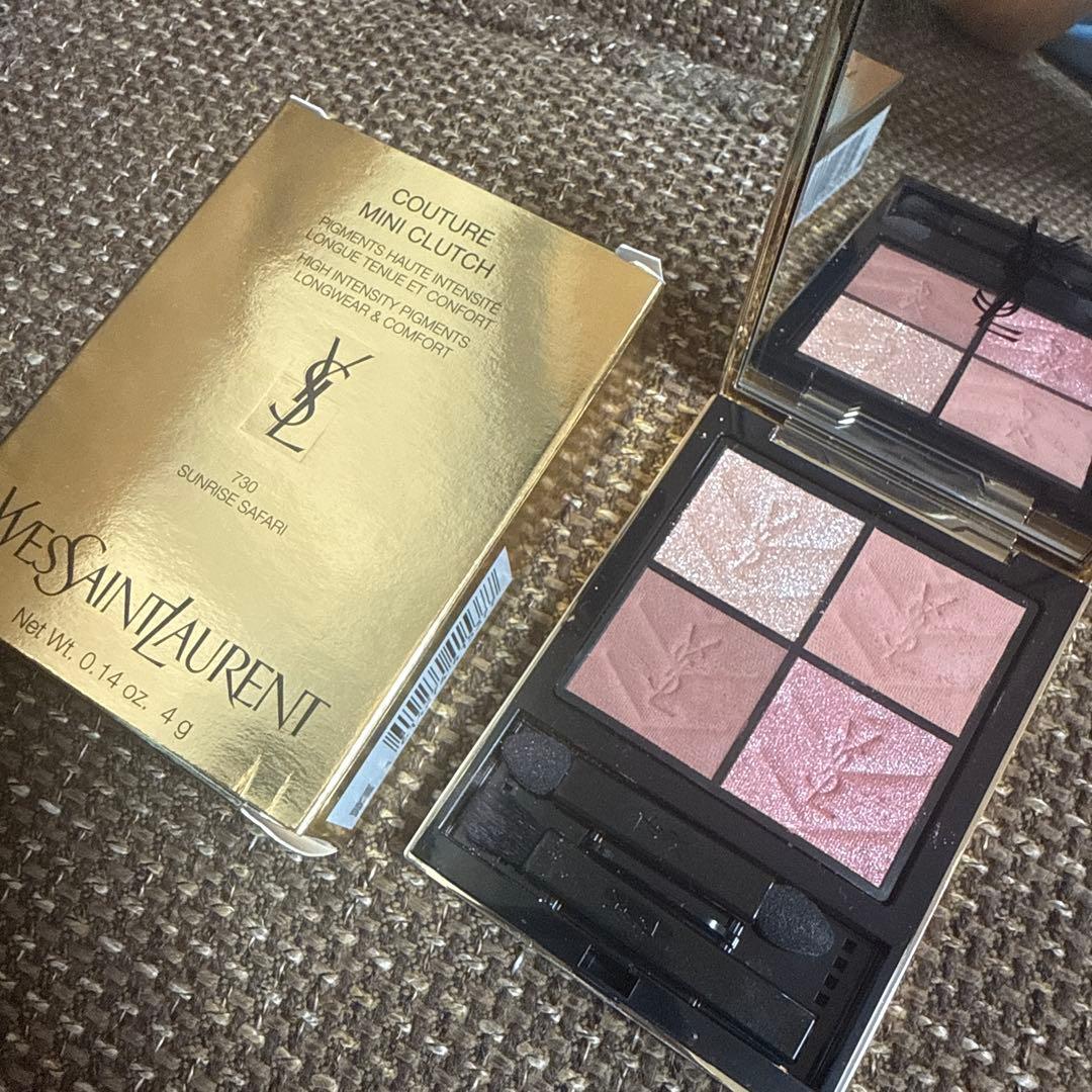 ysl 新作 サナ使用色 クチュールミニクラッチ 730 サンライズサファリ