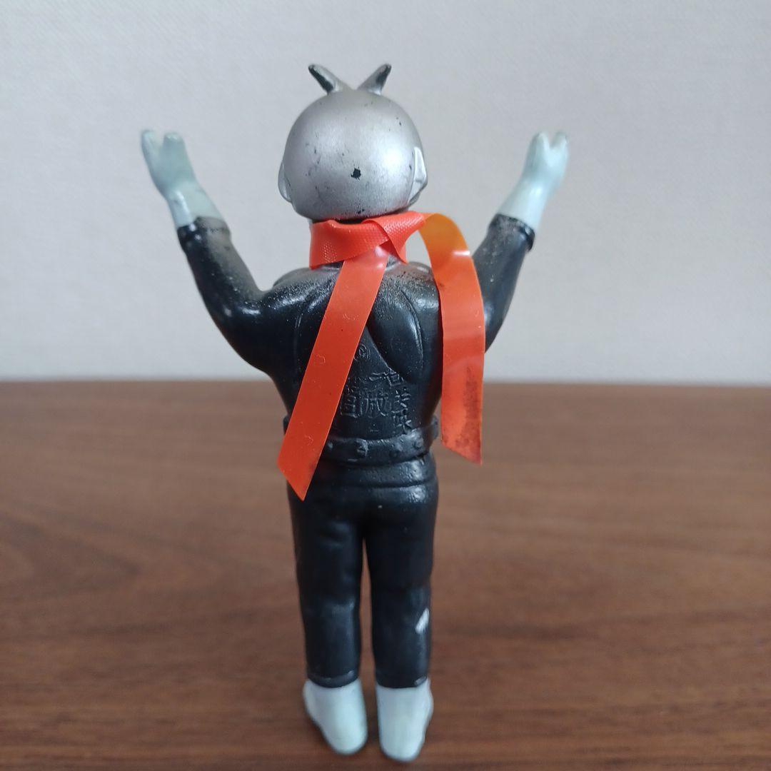 当時物バンダイ「バンザイ仮面ライダー」希少ミニソフビフィギュア2体