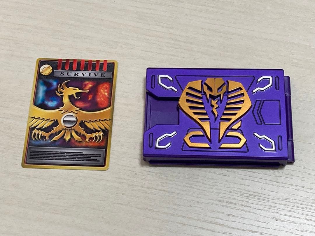 仮面ライダー龍騎 Vバックル＆ドラグバイザー付属品 王蛇デッキ - メルカリ