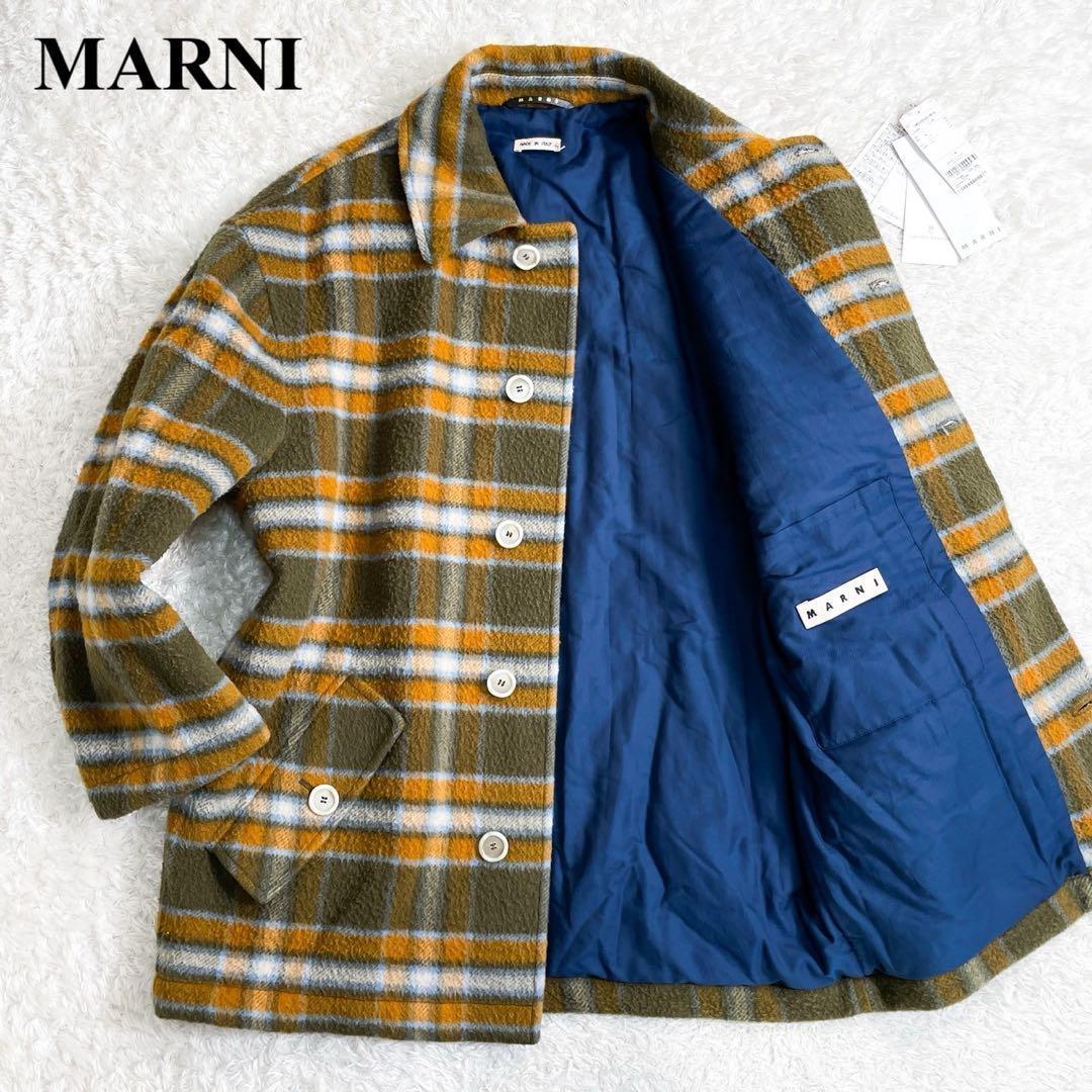 【極美品✨近年モデル】マルニ 中綿ウールブルゾン チェック 起毛感 マルチカラー ウールチェック 中綿ブルゾン｜トゥモローランド 公式通販