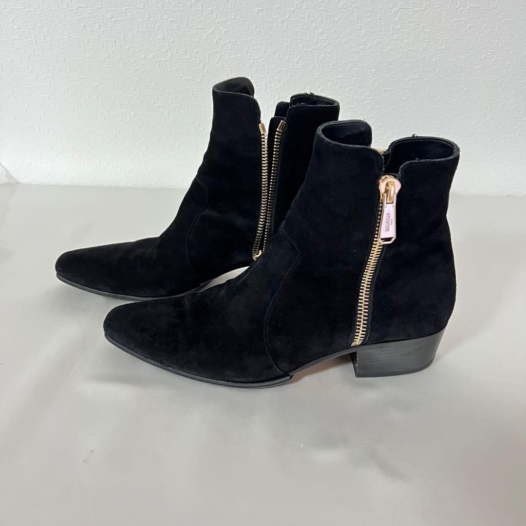 BALMAIN バルマン 41 スエードブーツ サイドジップ 黒 ブラック 楽天市場】balmain（ブーツ｜メンズ靴）：靴の通販