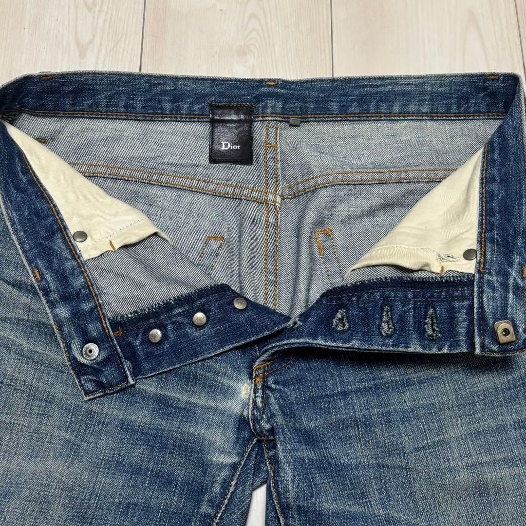 Dior Homme 06AW エディ期 爪痕 デニム ブルー W28 - メルカリ