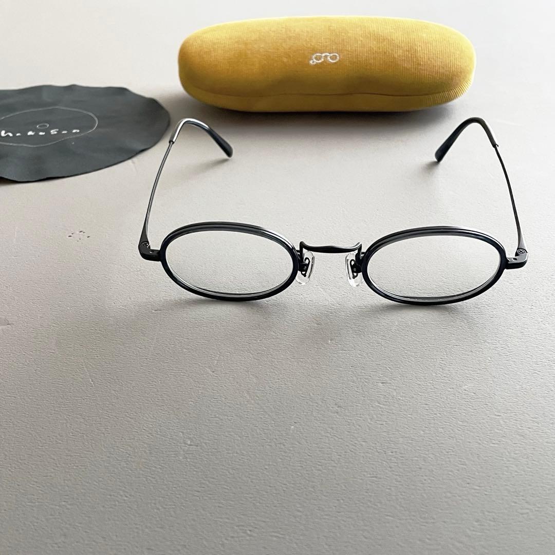 白山眼鏡店 ニューマンレイ山コンビ DEEP OVAL オーバル メガネ - メルカリ