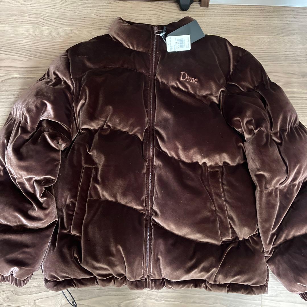 Lサイズ Dime VELVET QUILTED PUFFER ダウン ブラウン - メルカリ