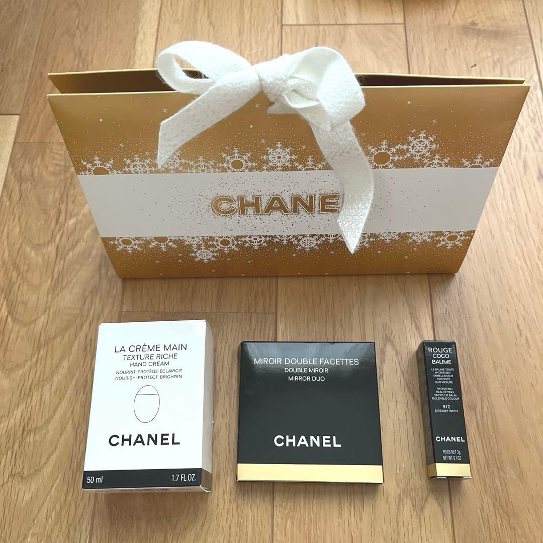 【新品未使用品】CHANEL ルージュ ココ ボーム サテン コンパクトミラー CHANEL シャネル ルージュ ココ ボーム サテン ドリーミーホワイト