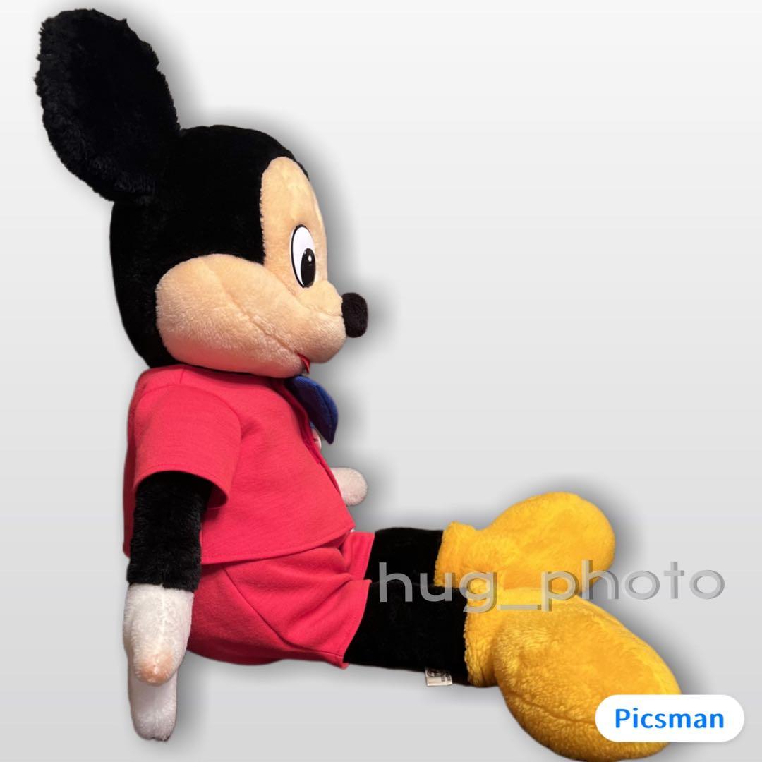 80's】サンアンドスター ミッキーマウス 特大ぬいぐるみ 昭和レトロ