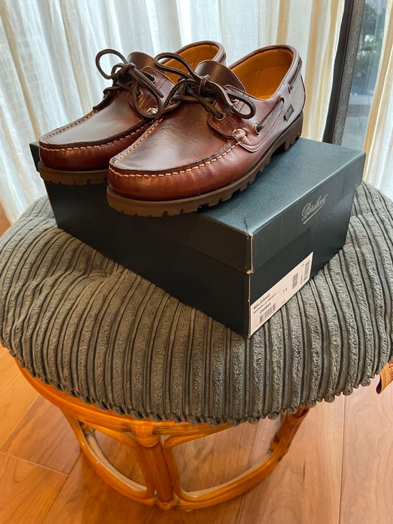 ほぼ新品 UK7.5 Paraboot Malo MARRON AMERICA - メルカリ