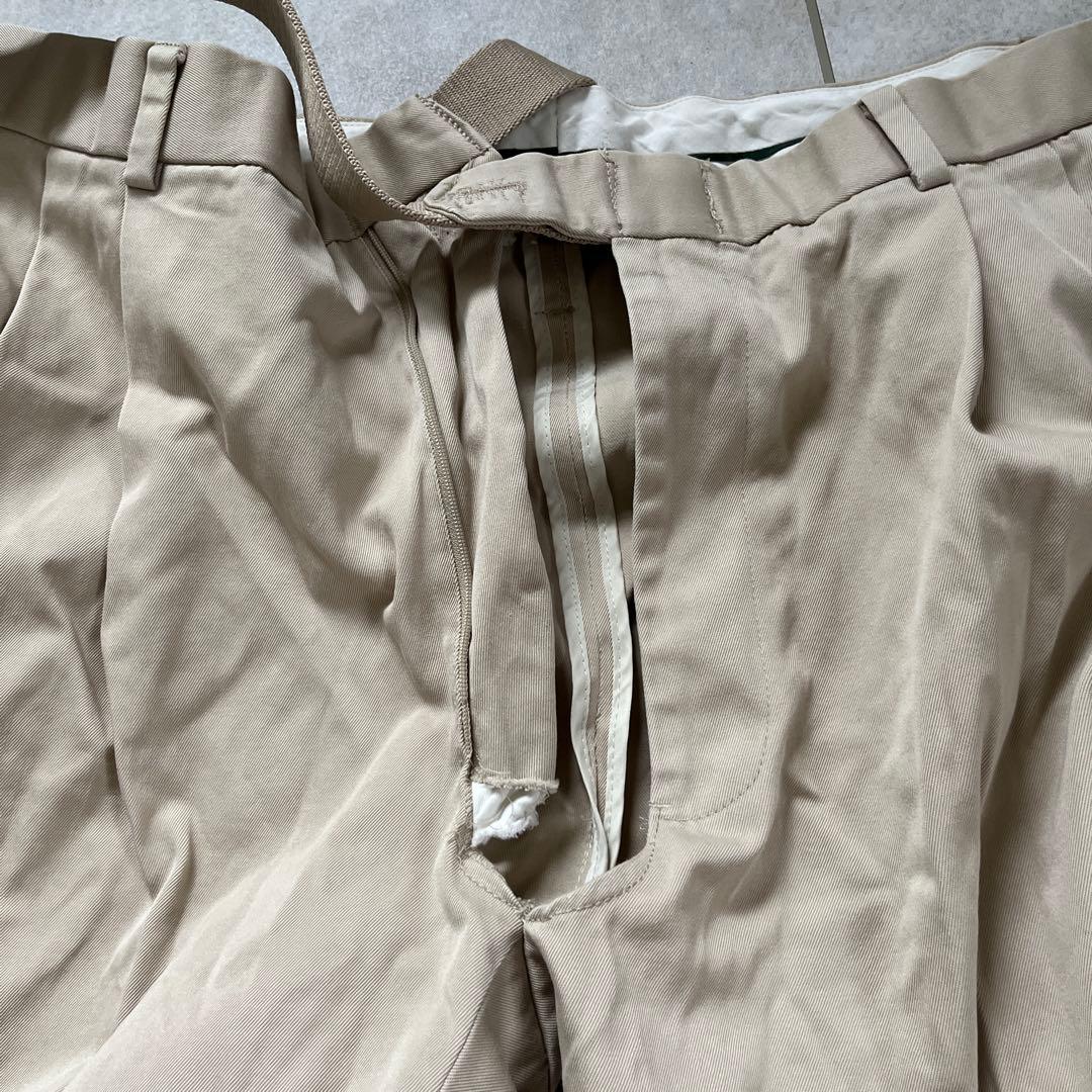 MAISON EUREKA ベージュ ワイドパンツ - メルカリ